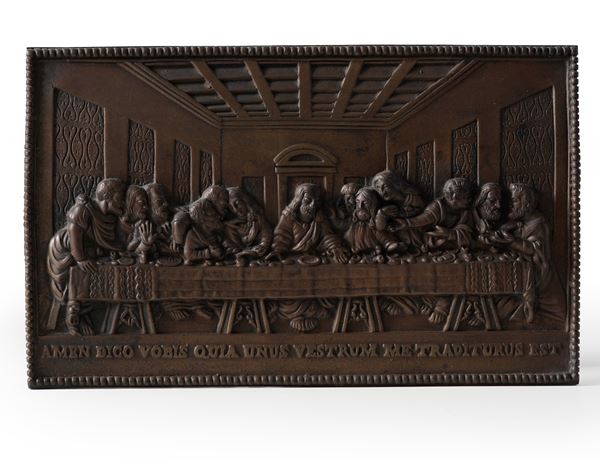 Ultima cena. Fonditore del XX secolo
