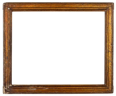 Italia, Cornice in legno intagliato e dorato del XVIII secolo