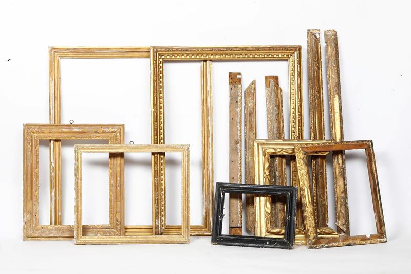 Lotto di cornici antiche  - Auction Antique frames - Cambi Casa d'Aste