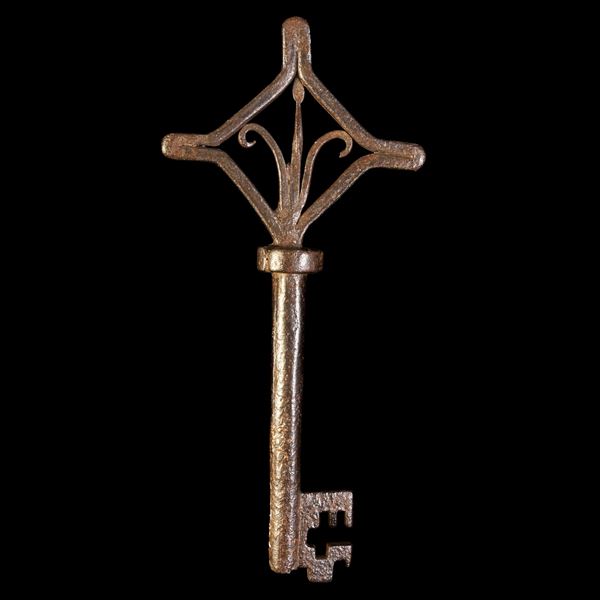 Chiave in ferro forgiato. Alto Adige, XIV secolo