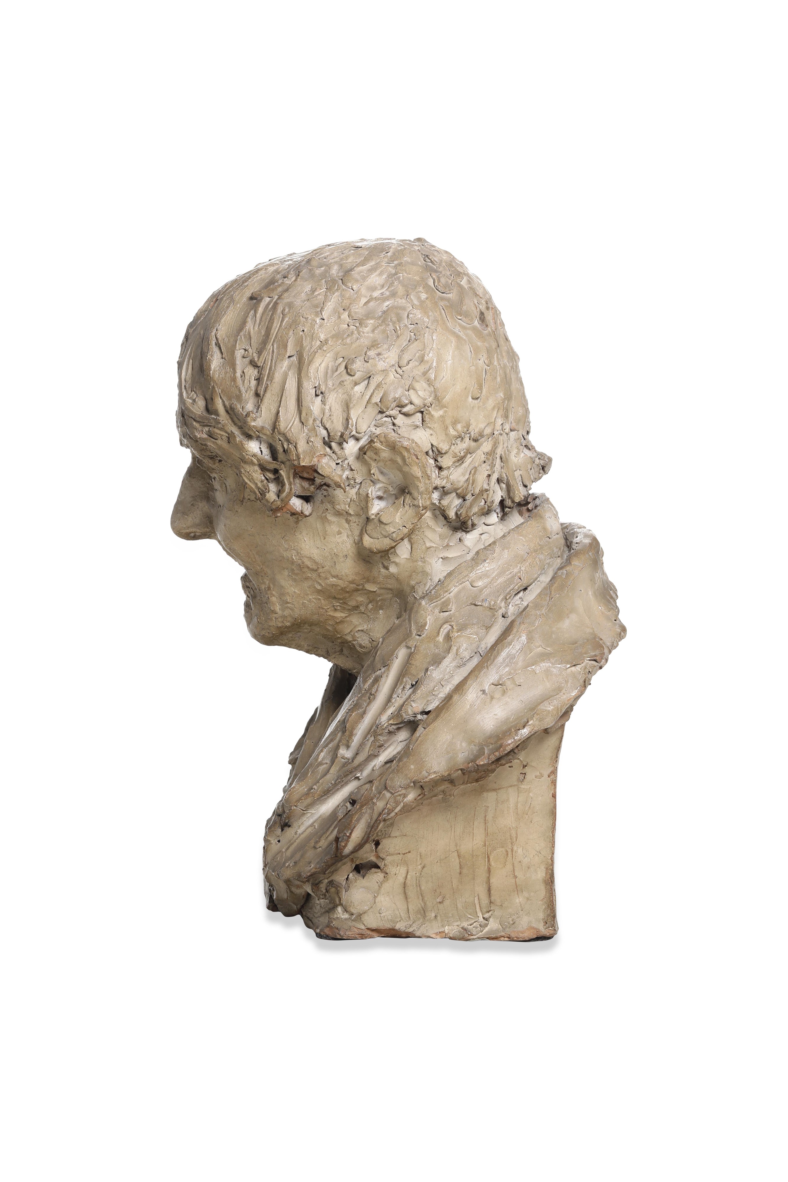 Vincenzo Gemito - Ritratto di anziano in terracotta