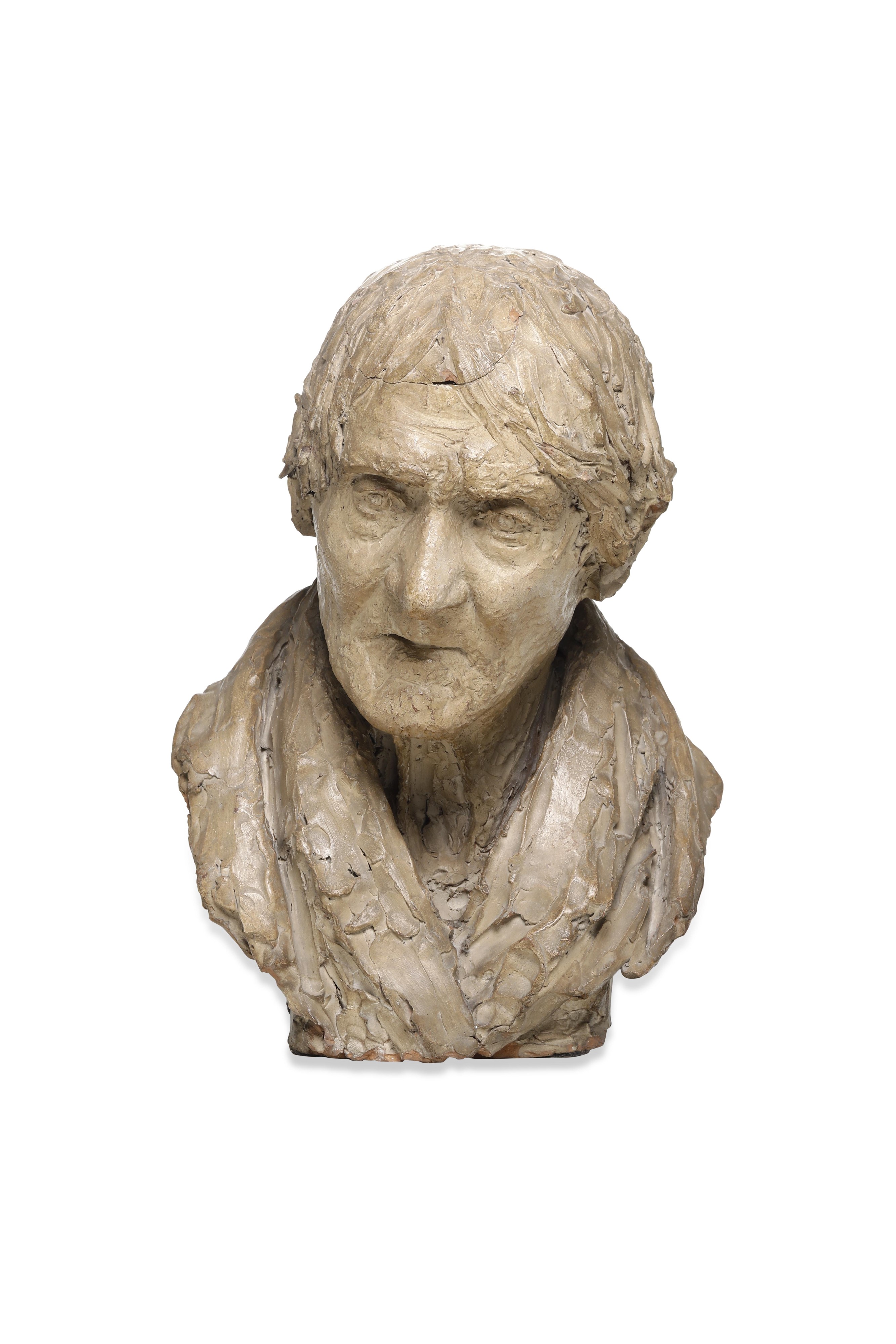 Vincenzo Gemito - Ritratto di anziano in terracotta