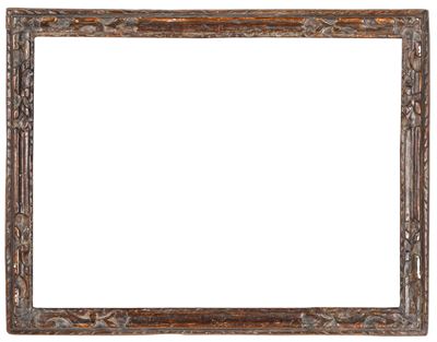 Cornice, Veneto XVIII secolo, legno intagliato e dipinto