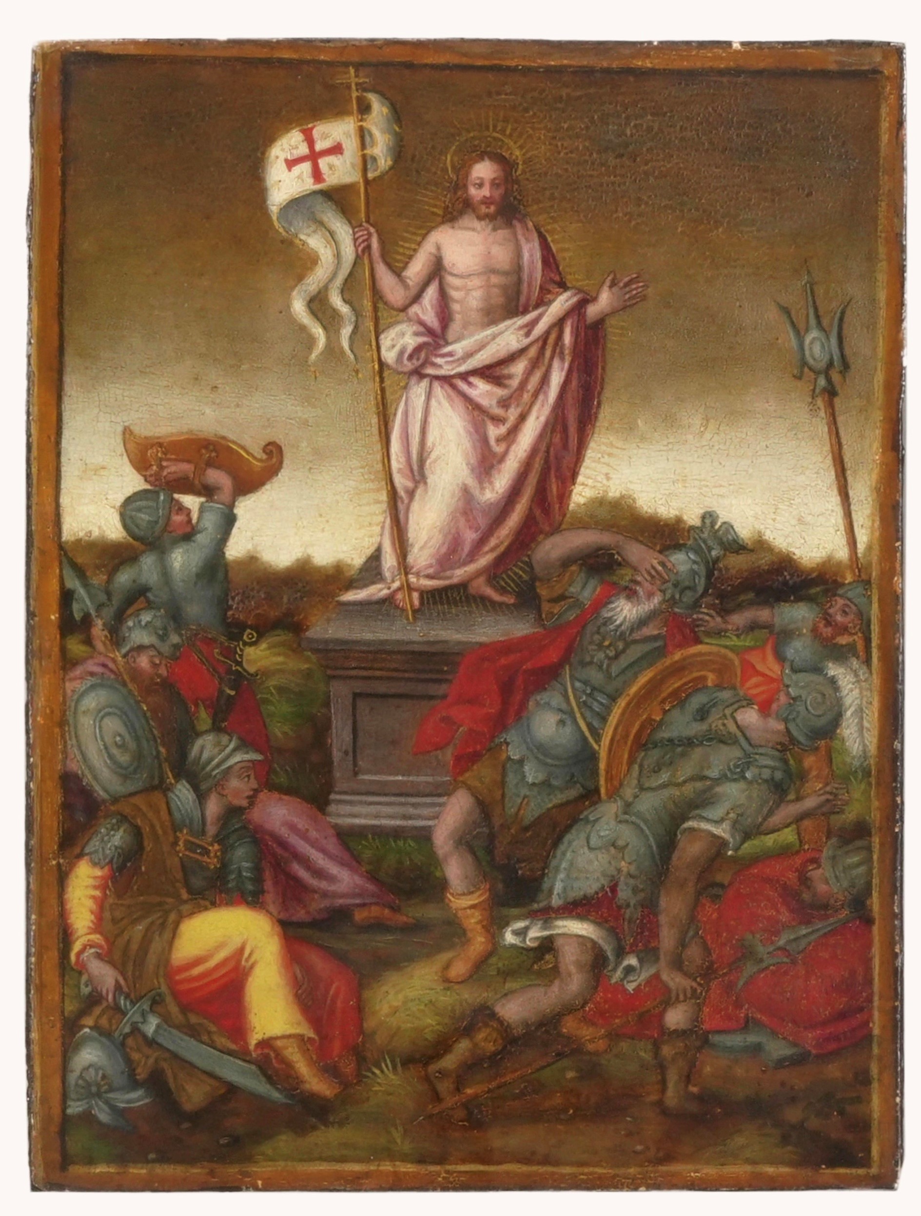 Scuola del XVI secolo Episodi della via Crucis