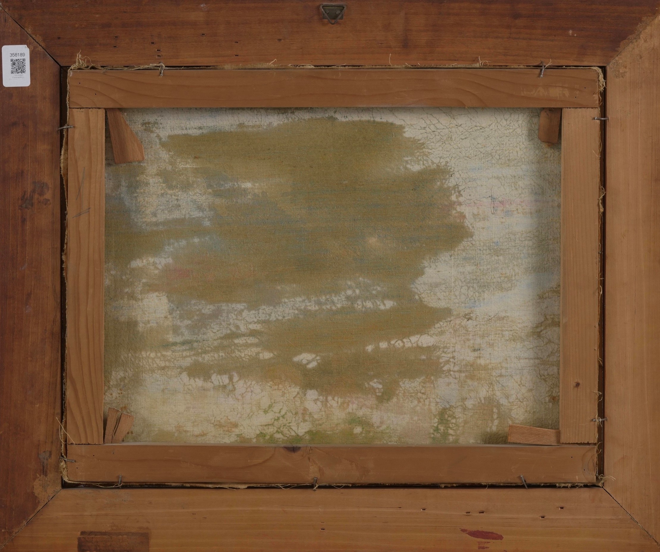 Giuseppe Pennasilico - Paesaggio, olio su tavola