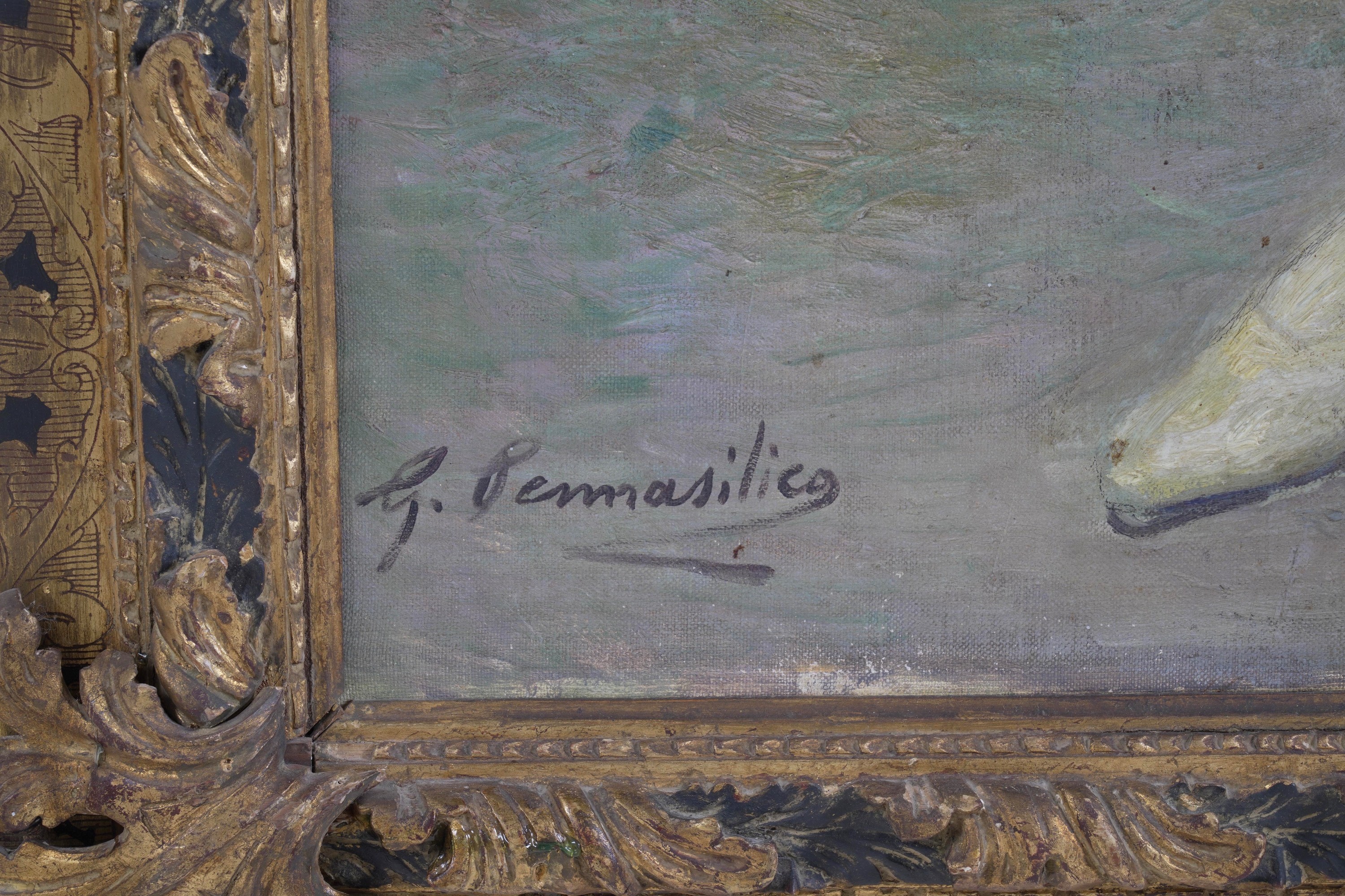 Giuseppe Pennasilico - Ritratto di Adele Ximenes (nipote dello scultore Ettore Ximenes), 1861 - 1...