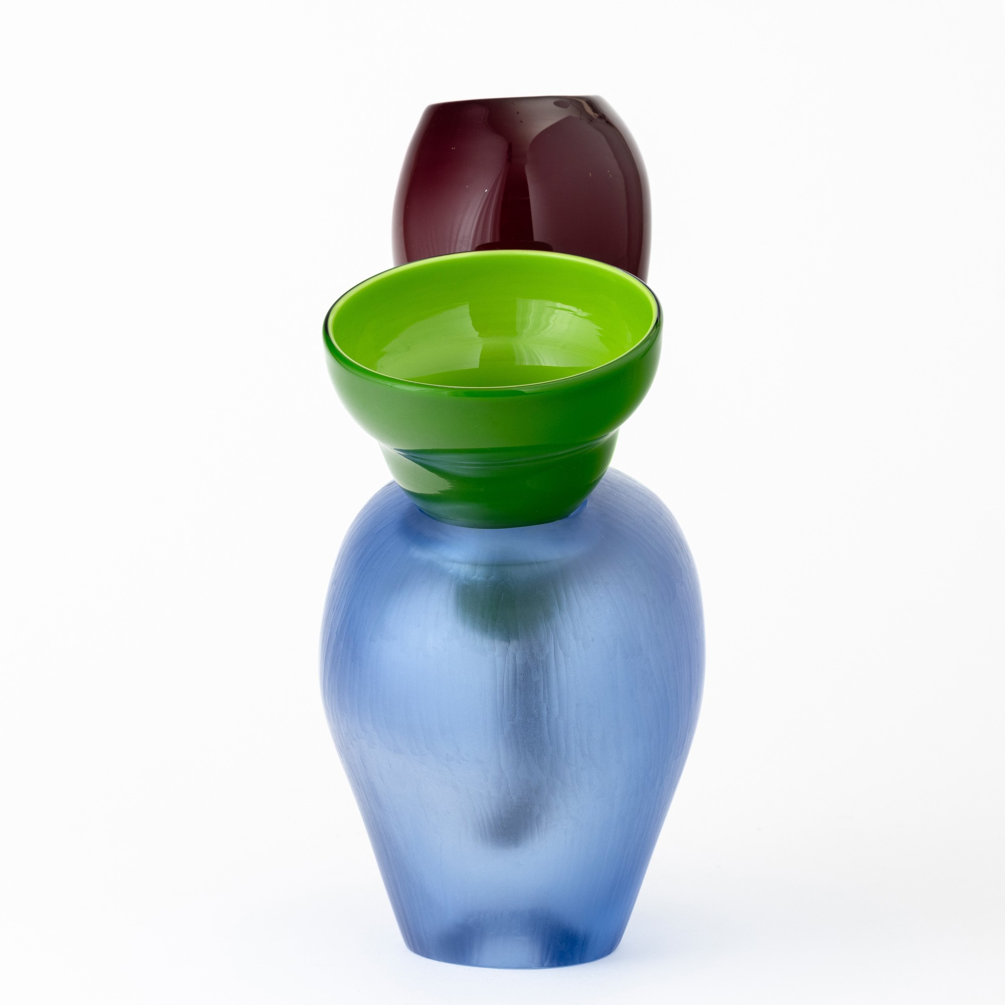 Marco Zanini - Vaso "Flor do Sul" in vetro soffiato di Murano (1997)
