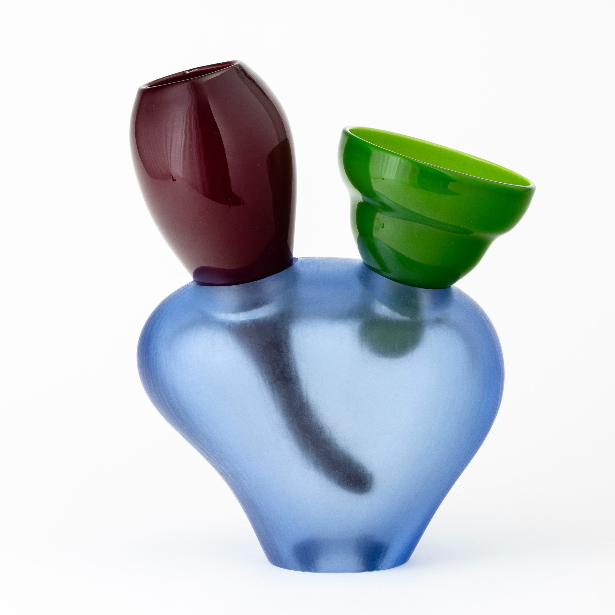 Marco Zanini - Vaso "Flor do Sul" in vetro soffiato di Murano (1997)