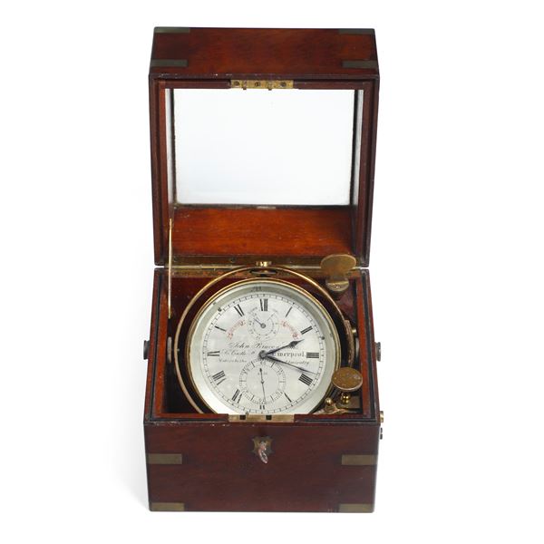 Cronometro da marina. John Bruce & sons, Liverpool fine XIX secolo