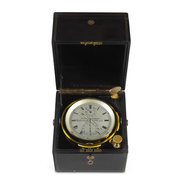 Cronometro da marina, J. A. Seckel & Zonen, Rotterdam XIX secolo