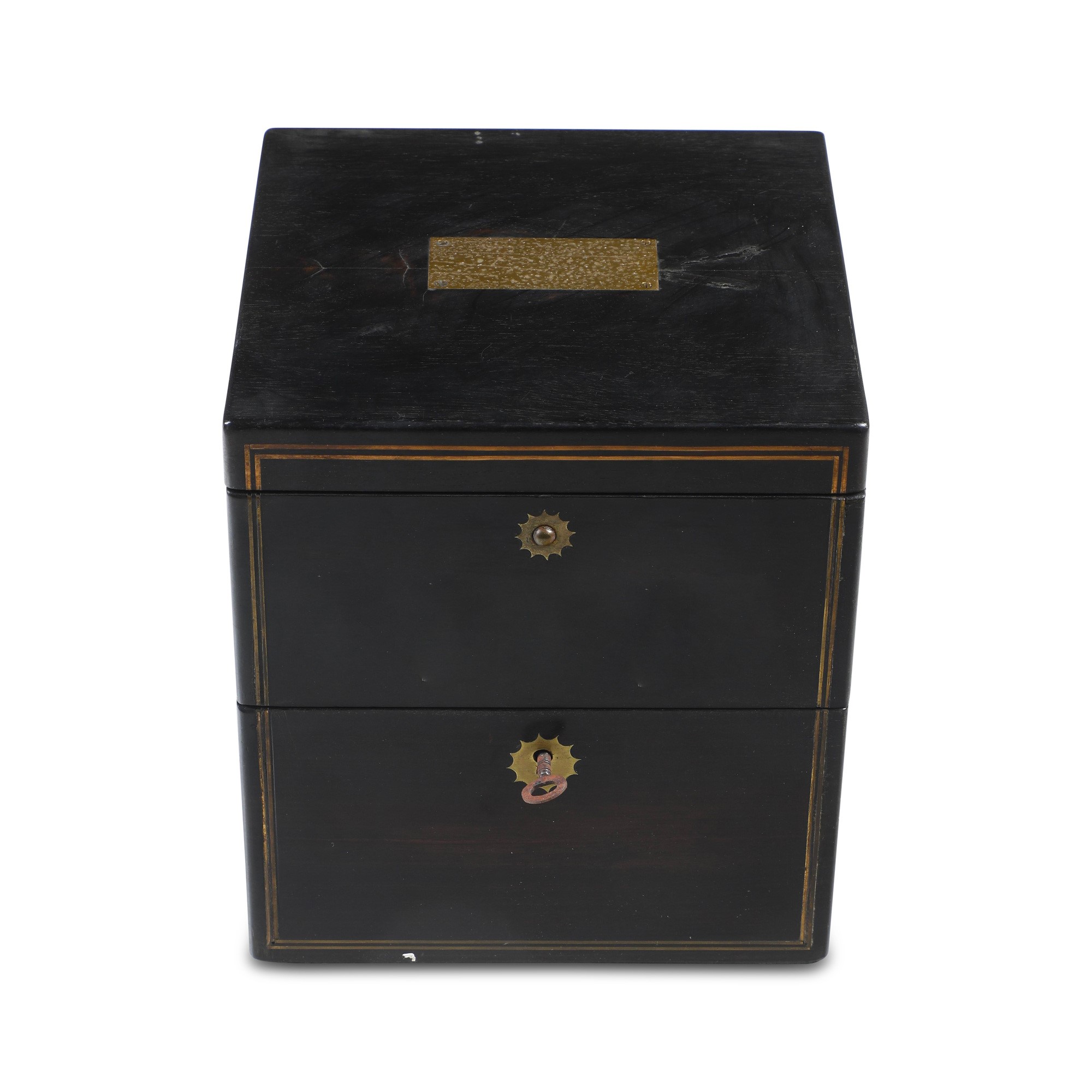 J. A. Seckel & Zonen, Cronometro da marina in custodia di legno, XIX secolo