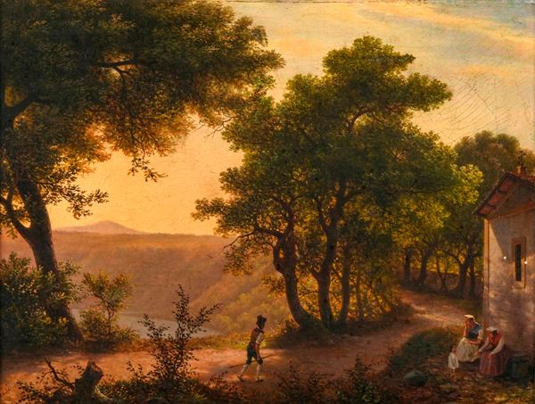 Paesaggio con figure