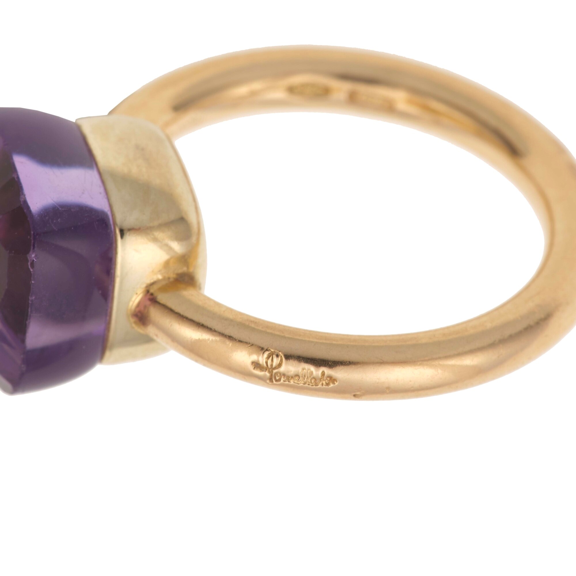 Pomellato, Anello ‘Nudo’ in oro rosa con ametista
