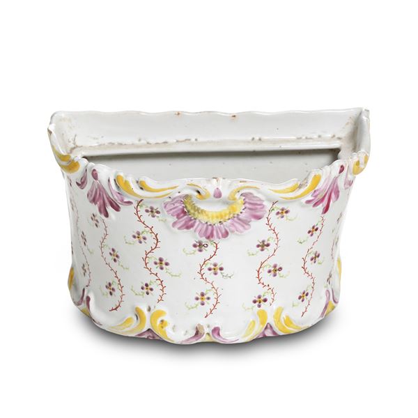 Fioriera Milano, Manifattura di S.Angelo di Pasquale Rubati (o Carlo Rubati ed Emanuele Bonzanini), 1780-1800 