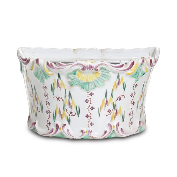 Fioriera Milano, Manifattura di S.Angelo di Pasquale Rubati (o Carlo Rubati ed Emanuele Bonzanini), 1780-1800 