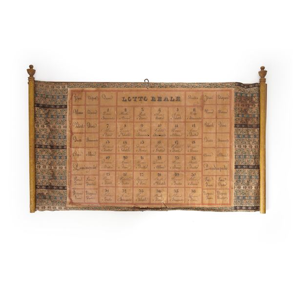 Lotto Reale. Italia, XIX secolo