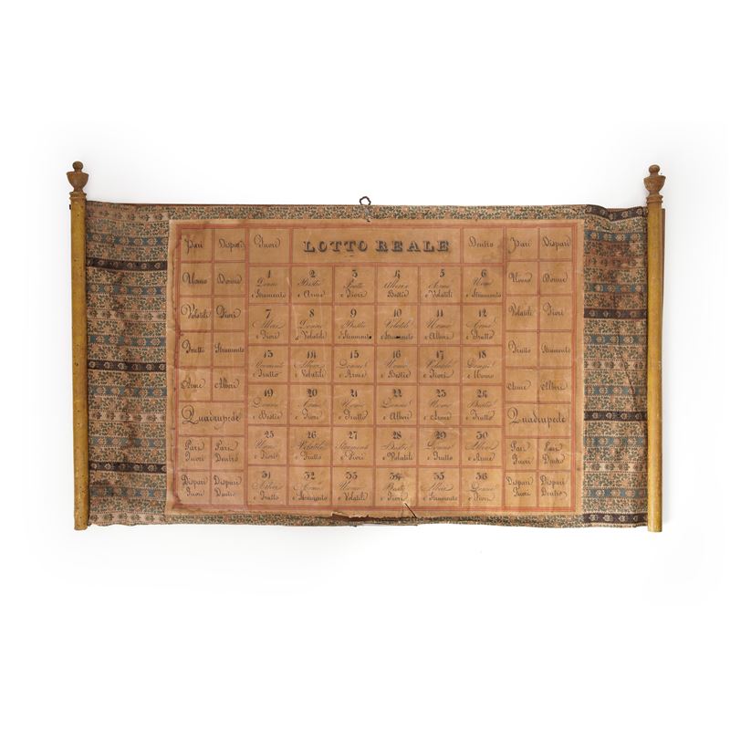 Lotto Reale. Italia, XIX secolo  - Asta Antiquariato - Cambi Casa d'Aste