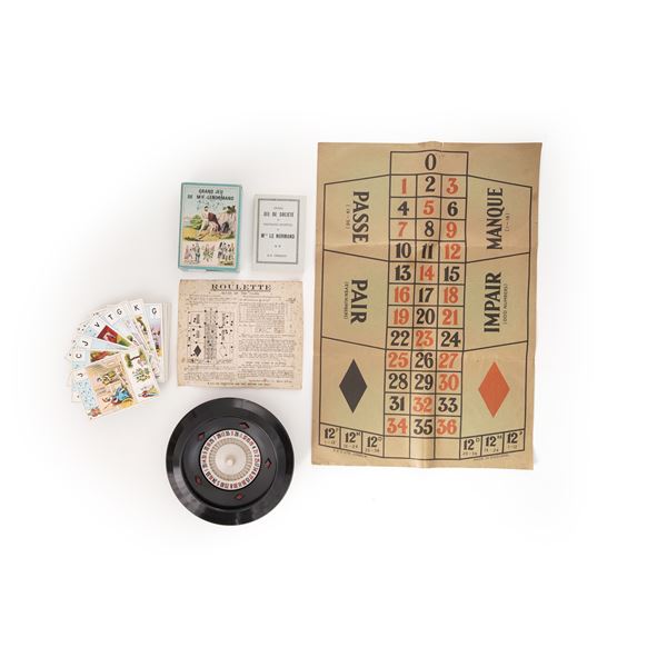 Gioco della roulette e Jeu de M.lle Lenbornand