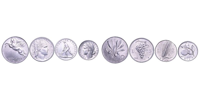 REPUBBLICA ITALIANA. Lotto di quattro monete.     - Auction Numismatics - Cambi Casa d'Aste