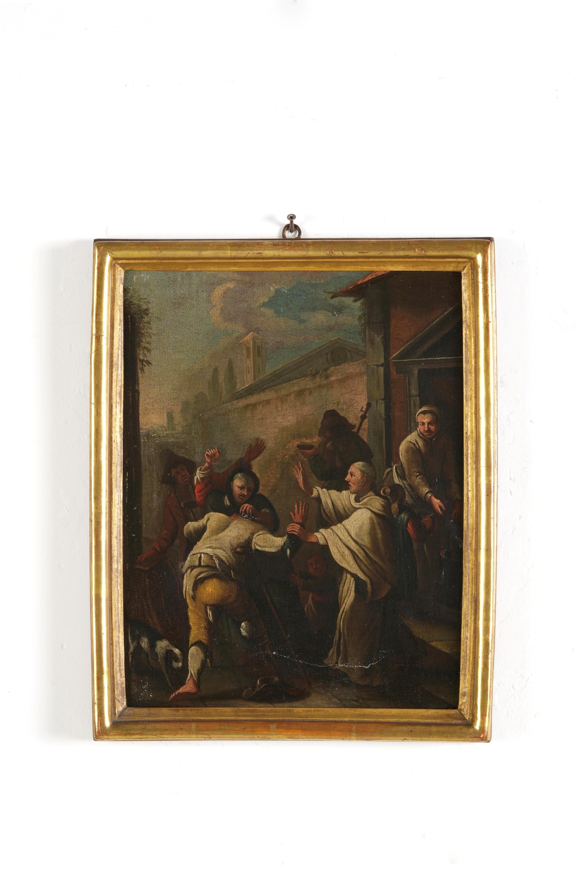 Pietro Domenico Olivero - Scene di genere, olio su tela