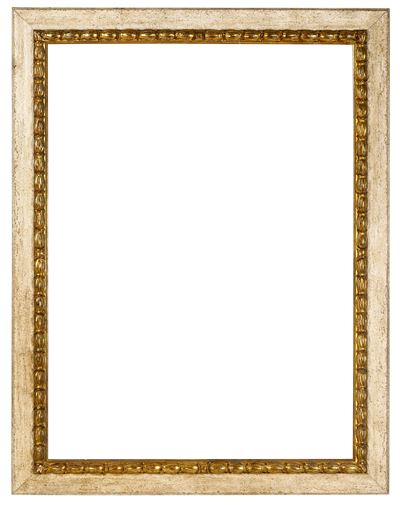 Cornice, in legno intagliato dipinto e dorato (XX secolo)