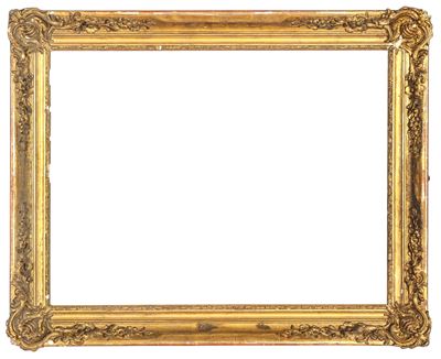 Cornice in legno e stucco dorato, Francia, XIX secolo