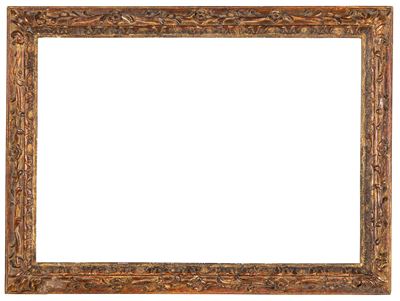 Cornice, Nord Italia, stile settecentesco, legno intagliato e parzialmente dorato