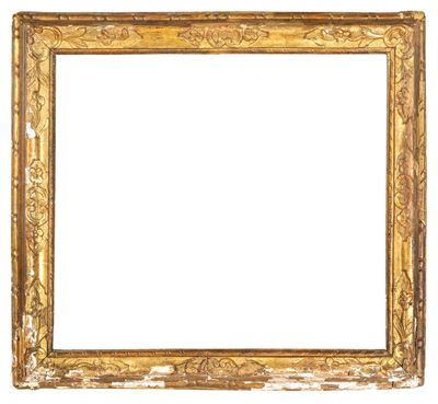 Cornice veneta del XVIII secolo, legno intagliato e dorato
