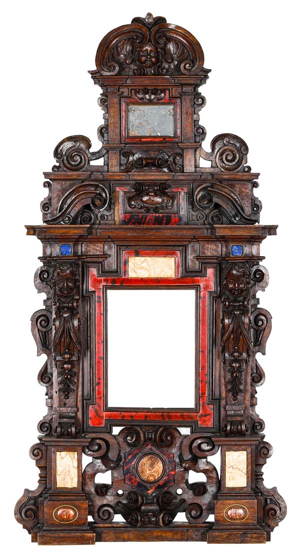 Cornice a edicola architettonica. Italia XIX secolo