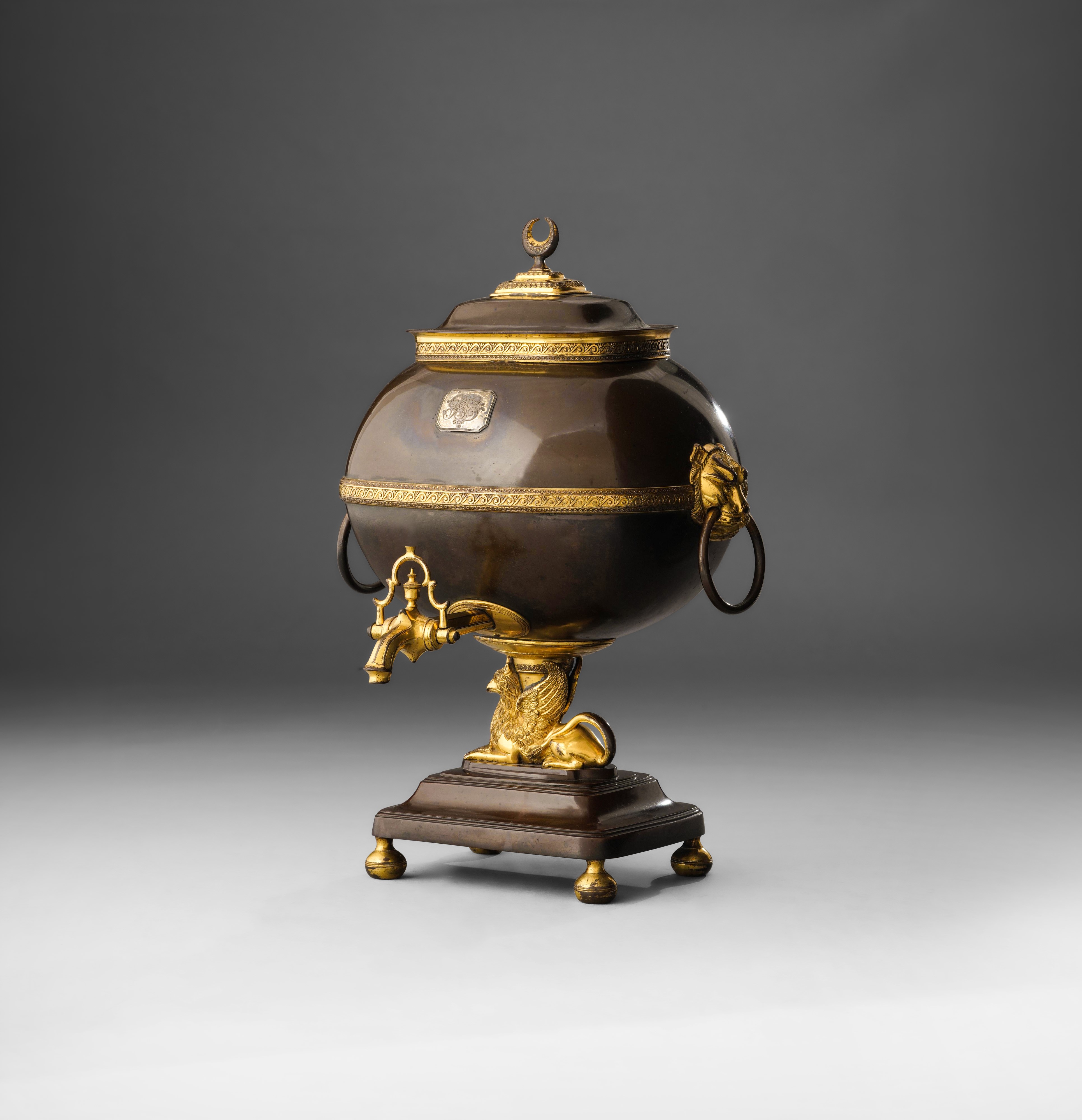 John Holloway, Importante samovar neoclassico, Inghilterra, inizi XIX secolo
