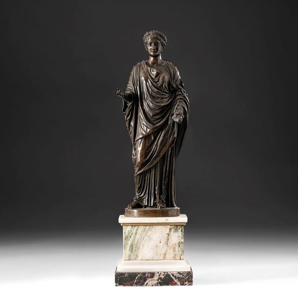 Roma. Ultimo quarto del XVIII secolo, ambito Luigi Valadier (1726-1785) Flora Capitolina