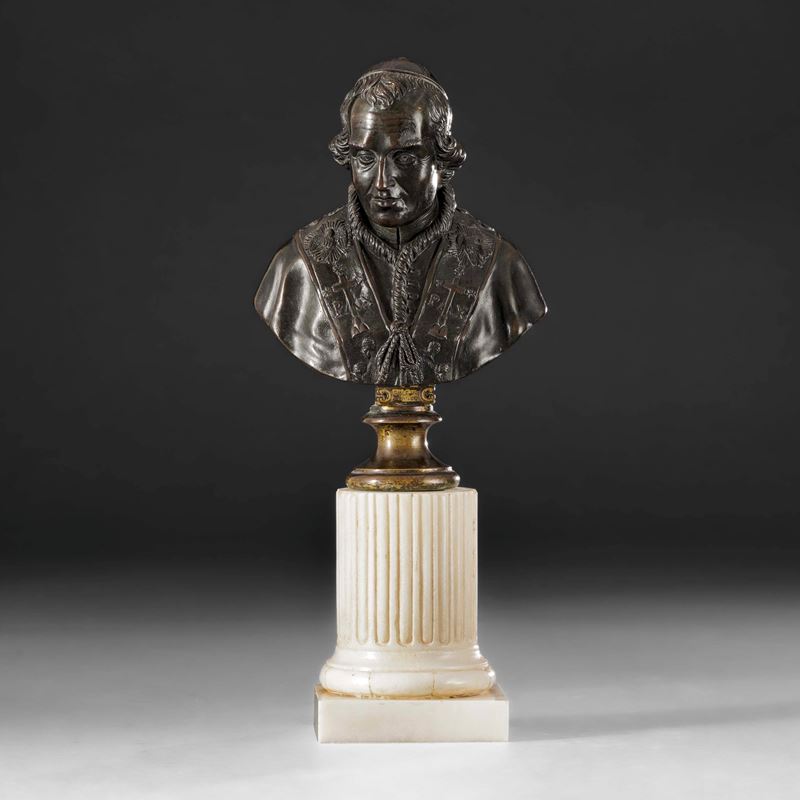 Arte neoclassica, Roma, XVIII-XIX secolo Ritratto di Papa Pio VII (1742-1823)  - Auction Italian Mansions - Cambi Casa d'Aste