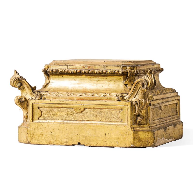 Base porta scultura. Napoli, XIX secolo  - Auction Italian Mansions - Cambi Casa d'Aste