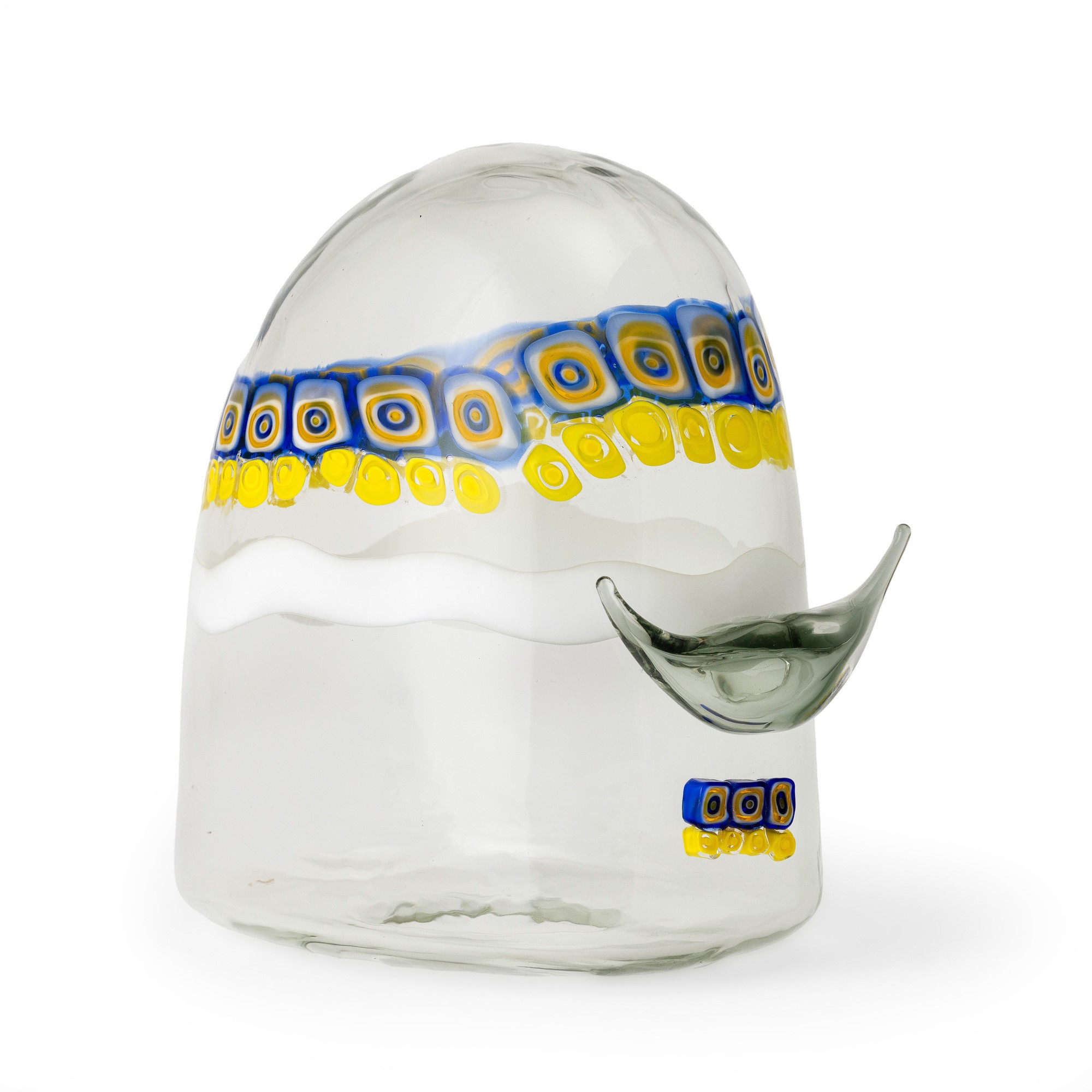 Gianmaria Potenza - La Murrina: scultura a forma di bisonte, vetro soffiato (Murano, 1970 ca.)