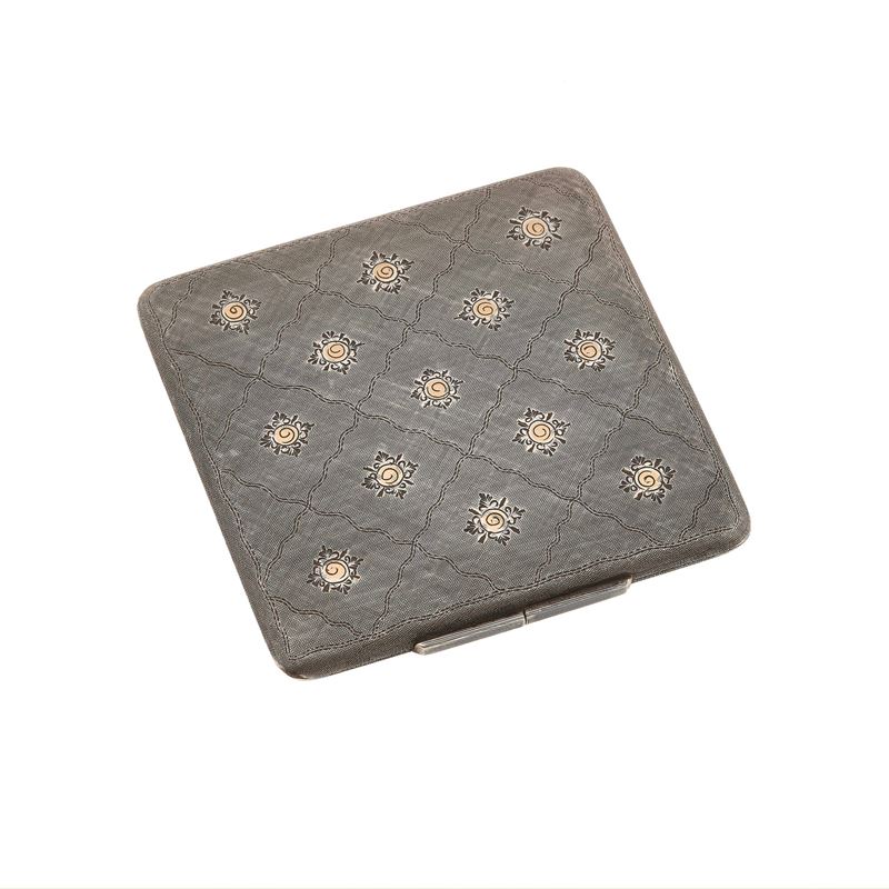 Silver powder case  - Auction Jewels - Cambi Casa d'Aste