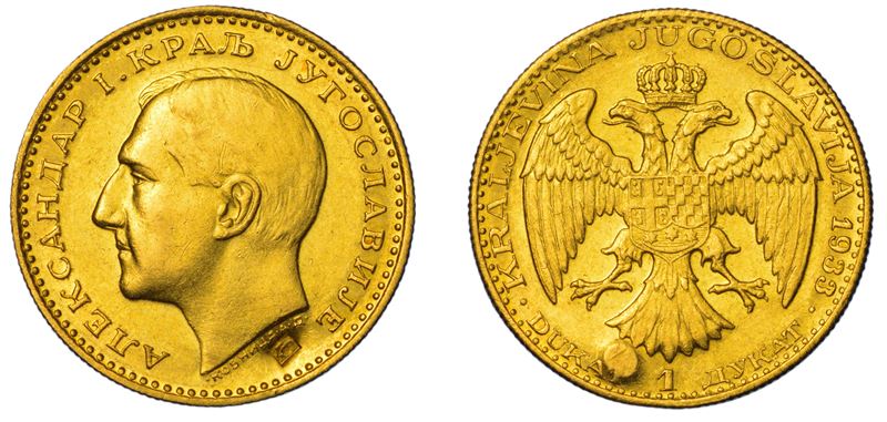 JUGOSLAVIA. ALEXANDER I, 1921-1934. Dukat 1933.  - Asta Numismatica Light - Cambi Casa d'Aste