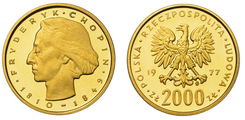 POLONIA. REPUBBLICA. 2000 Zlotych 1977.  - Auction Light Numismatics - Cambi Casa d'Aste