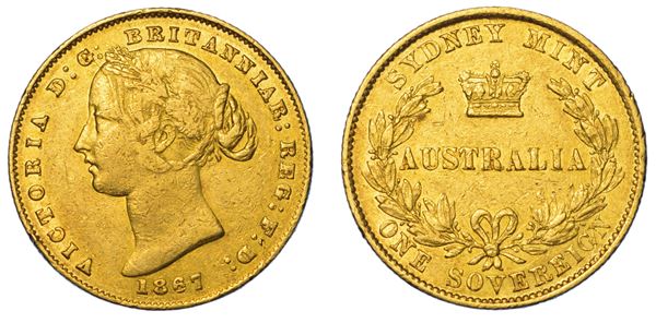 AUSTRALIA. VICTORIA, 1837-1901. Sovereign 1867. Sydney.
