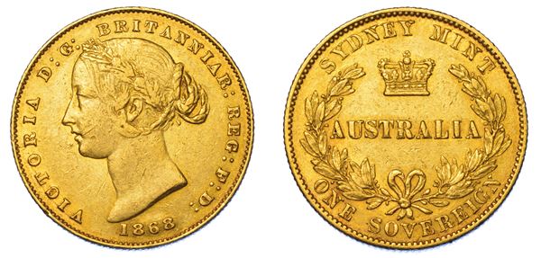 AUSTRALIA. VICTORIA, 1837-1901. Sovereign 1868. Sydney.