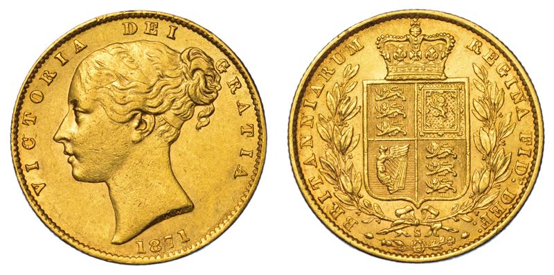 AUSTRALIA. VICTORIA, 1837-1901. Sovereign 1871. Sydney.  - Auction Light Numismatics - Cambi Casa d'Aste