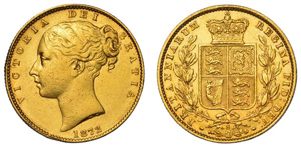 AUSTRALIA. VICTORIA, 1837-1901. Sovereign 1872. Sydney.
