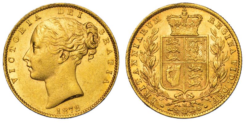 AUSTRALIA. VICTORIA, 1837-1901. Sovereign 1872. Melbourne.  - Asta Numismatica Light - Cambi Casa d'Aste