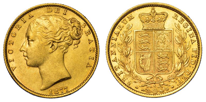 AUSTRALIA. VICTORIA, 1837-1901. Sovereign 1877. Sydney.  - Asta Numismatica Light - Cambi Casa d'Aste