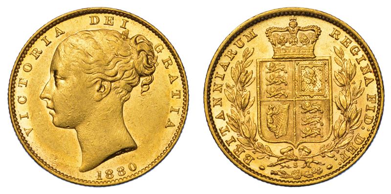 AUSTRALIA. VICTORIA, 1837-1901. Sovereign 1880. Sydney.  - Auction Light Numismatics - Cambi Casa d'Aste