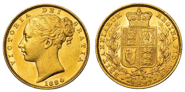 AUSTRALIA. VICTORIA, 1837-1901. Sovereign 1884. Sydney.