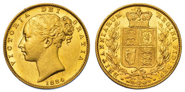 AUSTRALIA. VICTORIA, 1837-1901. Sovereign 1884. Melbourne.