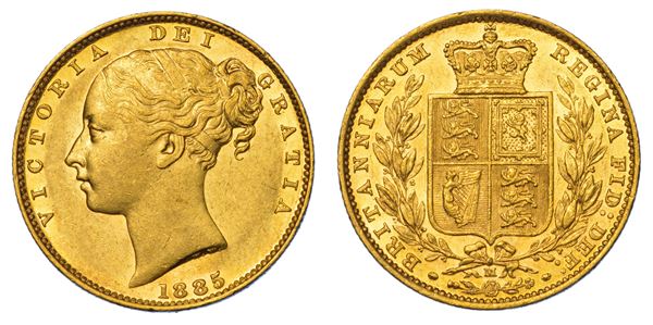 AUSTRALIA. VICTORIA, 1837-1901. Sovereign 1885. Melbourne.