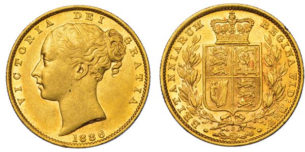 AUSTRALIA. VICTORIA, 1837-1901. Sovereign 1886. Sydney.
