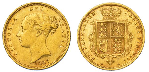 AUSTRALIA. VICTORIA, 1837-1901. Half Sovereign 1887. Sydney.