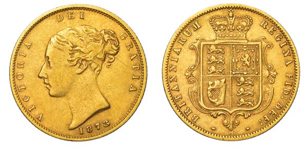 AUSTRALIA. VICTORIA, 1837-1901. Half Sovereign 1873. Melbourne.